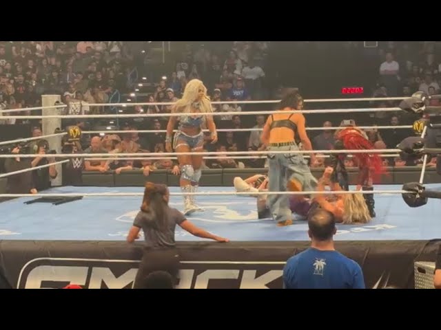 Jade Cargill Brawls with Chalotte Flair - Smackdown 7/10/2026 background