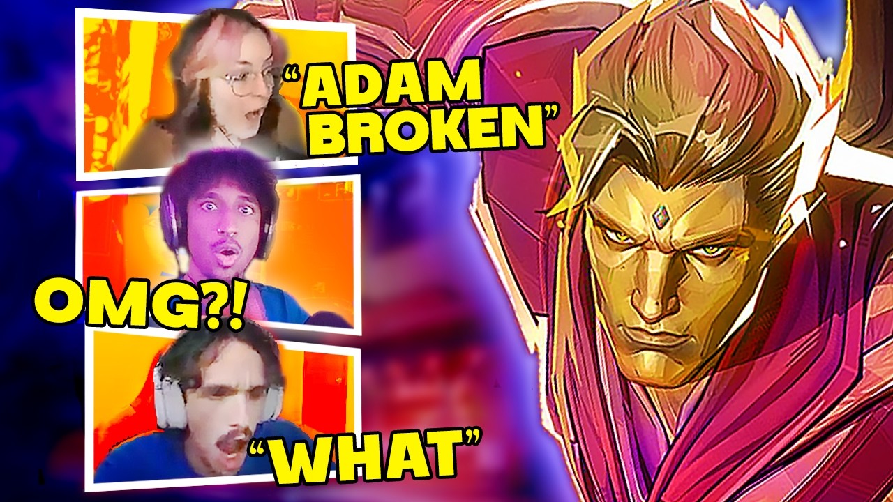 Streamers React to S9 Rank 1 Adam Warlock!!! (Marvel Rivals) background