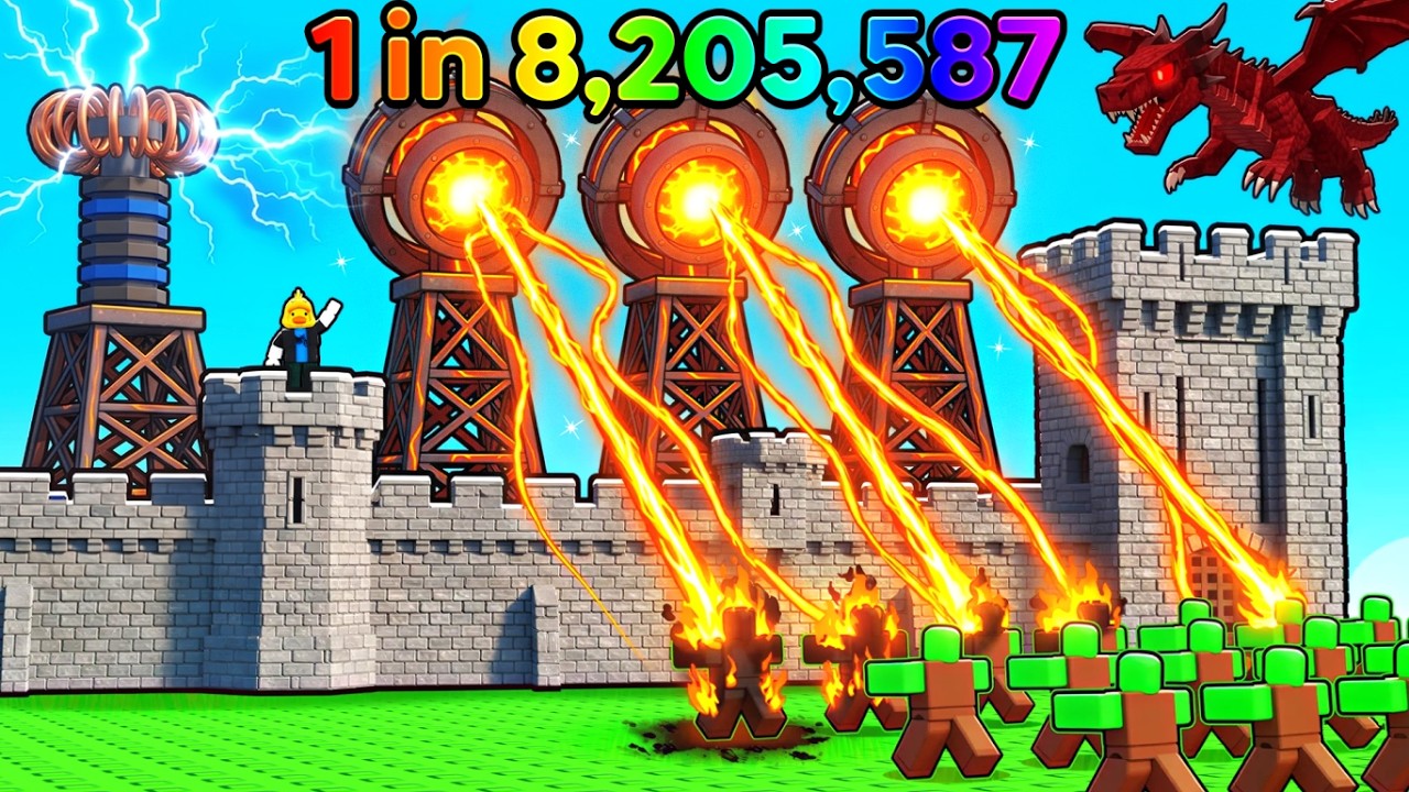 I Made The STRONGEST RNG Defense Base in Roblox! background