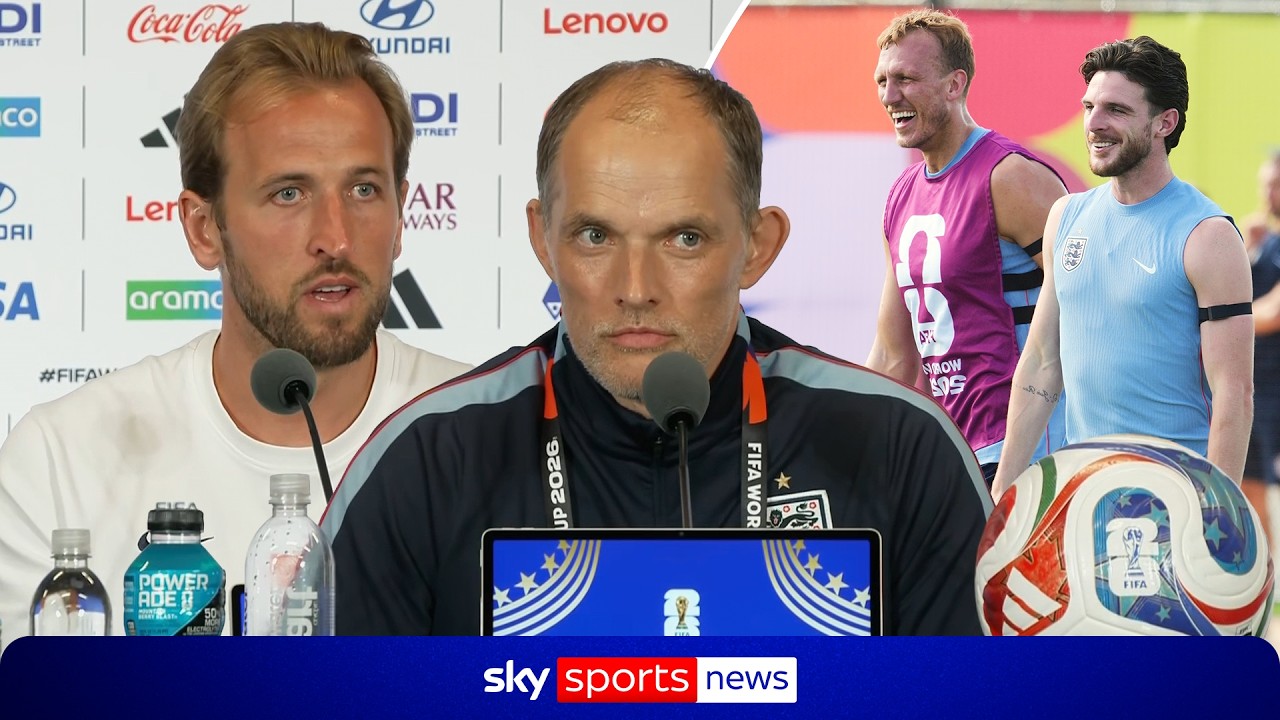 Thomas Tuchel and Harry Kane's FULL World Cup quarter-final pre-match press conference background