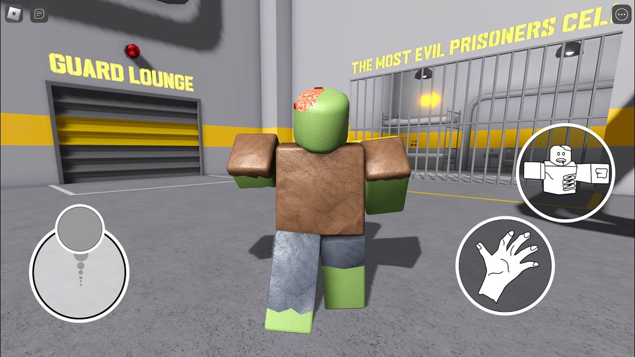 Zombie Escape Barry's prison!! - Roblox Obby Full Gameplay 4K #roblox background