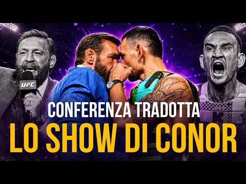 Conferenza stampa UFC 329 - Conor McGregor e Max Holloway non vedono l'ora! SOTTOTITOLI IN ITALIANO background