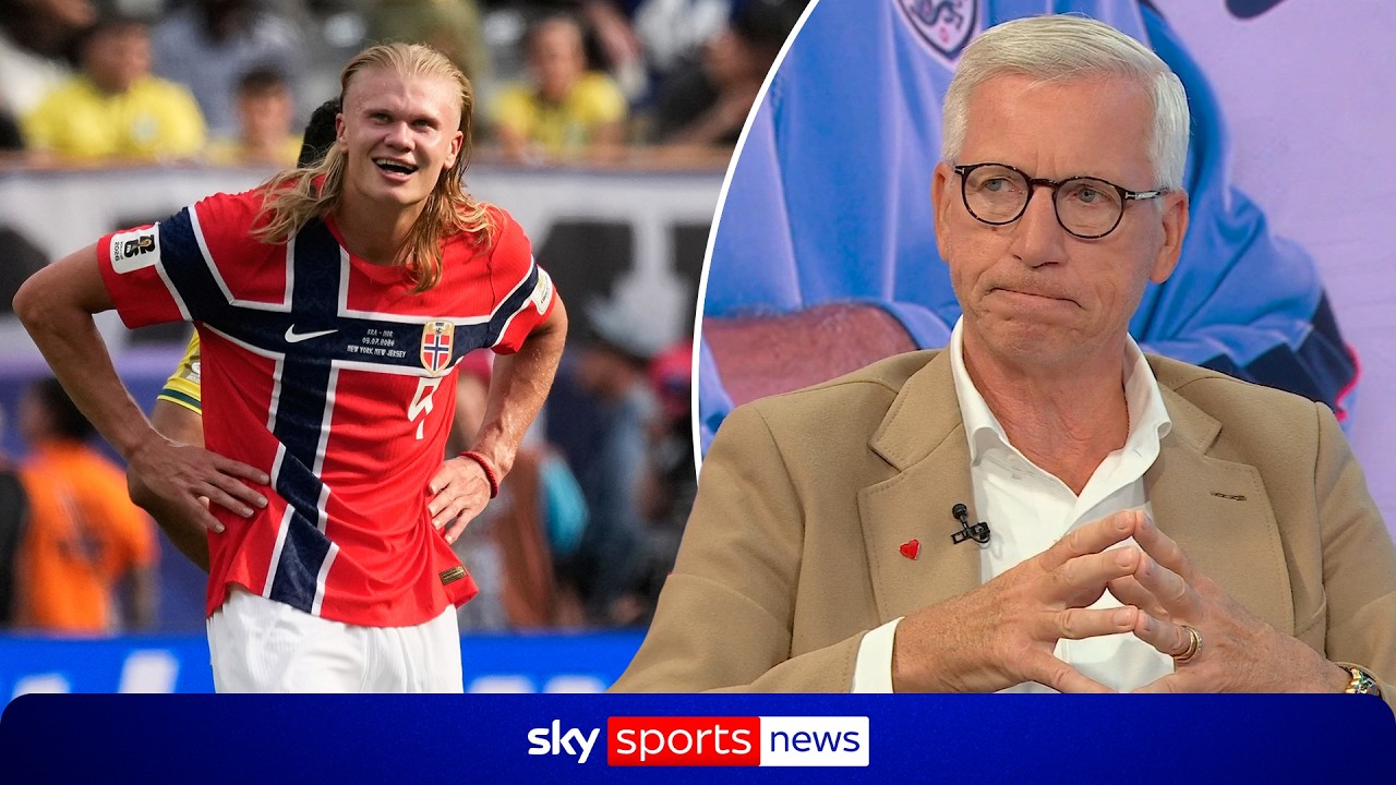 Alan Pardew explains how England can stop Erling Haaland 🔎 background