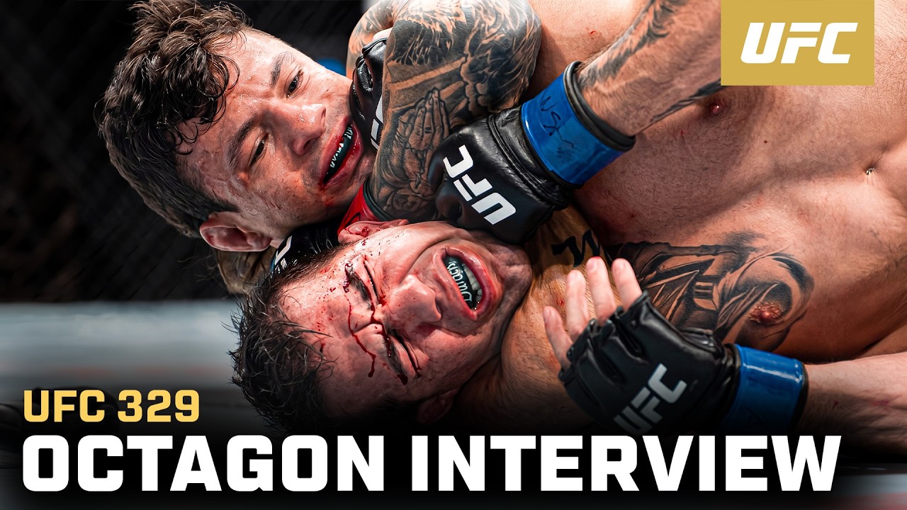 Alessandro Costa Octagon Interview | UFC 329 background