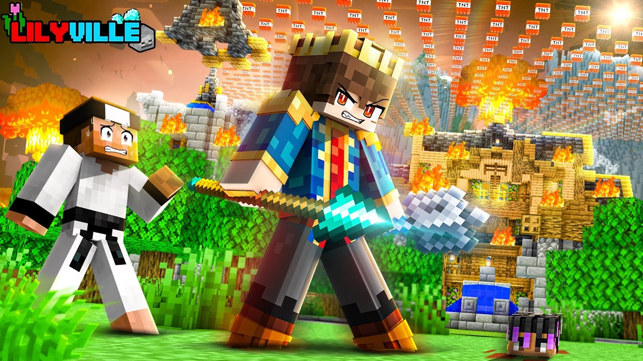 I BROKE THE BIGGEST RULE OF LILYVILLE 😱😡 | Minecraft background