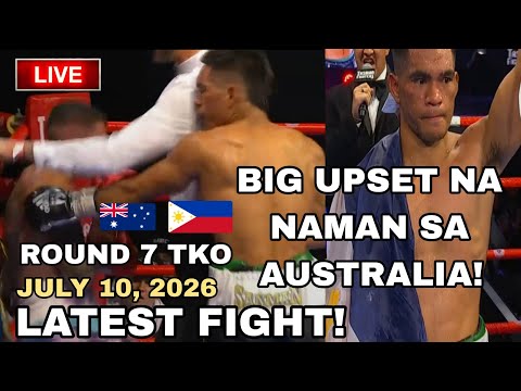 LATEST FIGHT! July 10, 2026 l Grabe big upset na naman ang PINOY via TKO sa round 7 backdrop