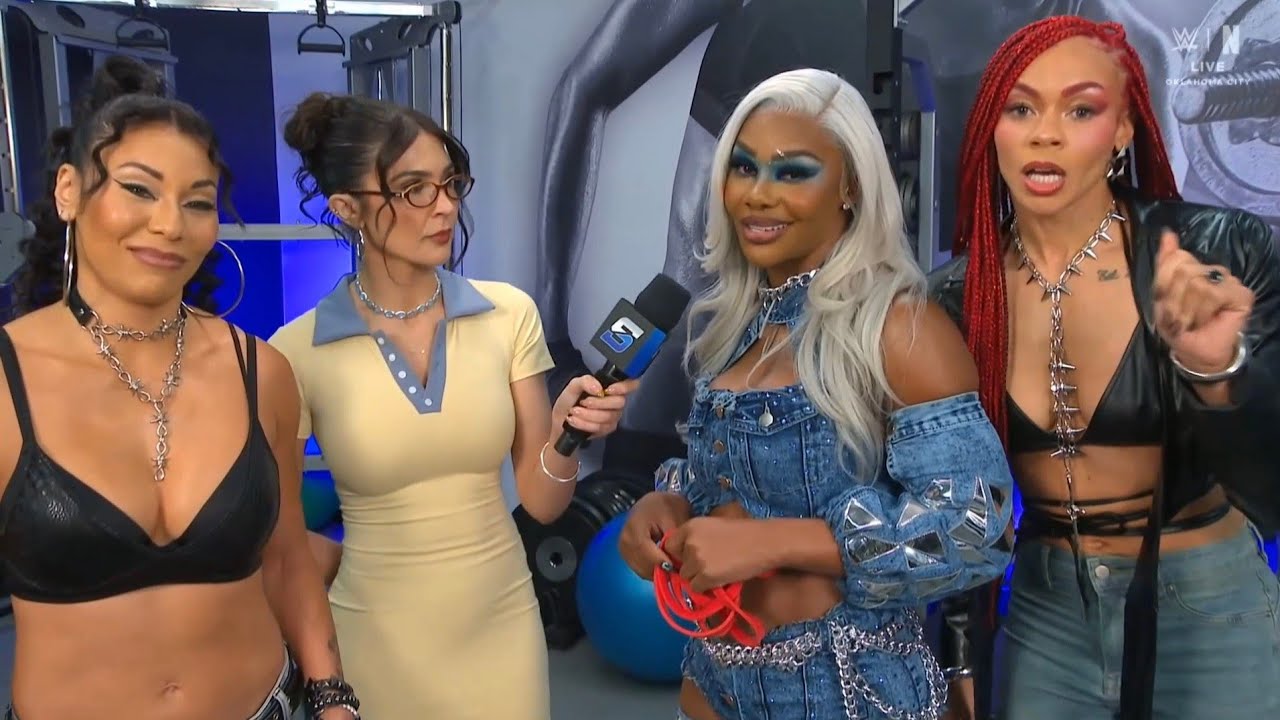 Jade Cargill, B-Fab & Michin Backstage: SmackDown July 10 2026 background
