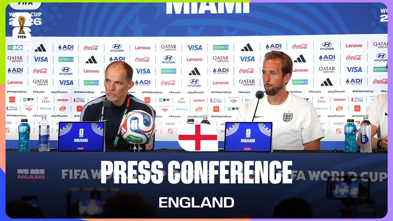 England On Playing Norway | Thomas Tuchel And Harry Kane Take Questions background