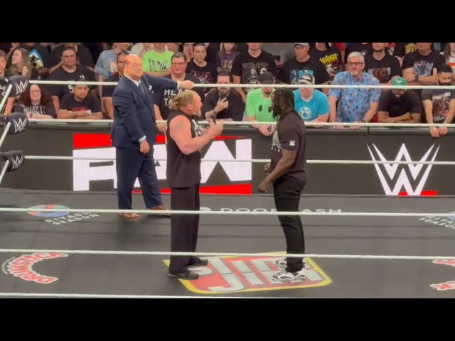 Brock Lesnar vs Oba Femi Official At SummerSlam | WWE Monday Night Raw 6-29-26 background