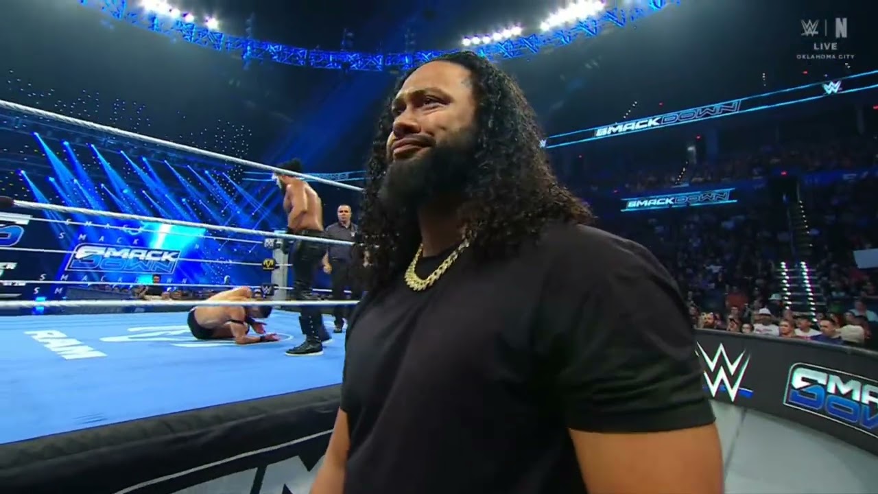 WWE SMACKDOWN FINN BALOR VS TAMA TONGA 07/10/26 background
