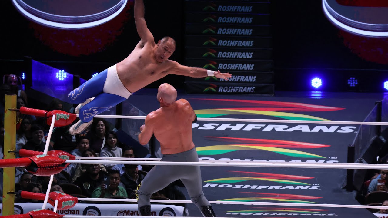Reporte CMLL: Blue Panther 🆚 Claudio Castagnolli background