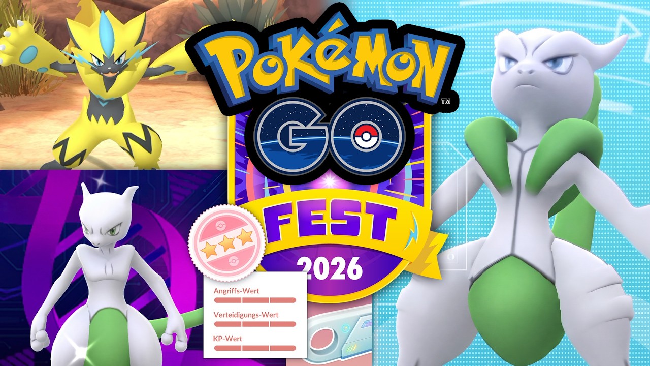 Das war Tag 1 vom Pokémon GO Fest 2026 (Zeraora gefangen!) background
