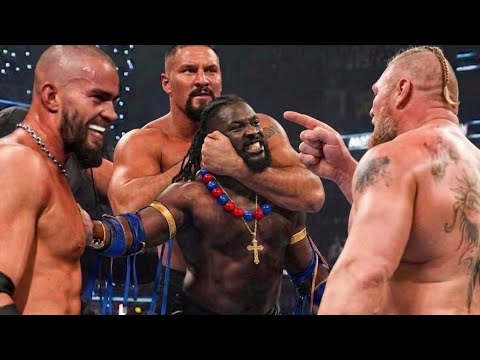 July 4, 2026 | Brock Lesnar brutally attacks Oba femi with his team background