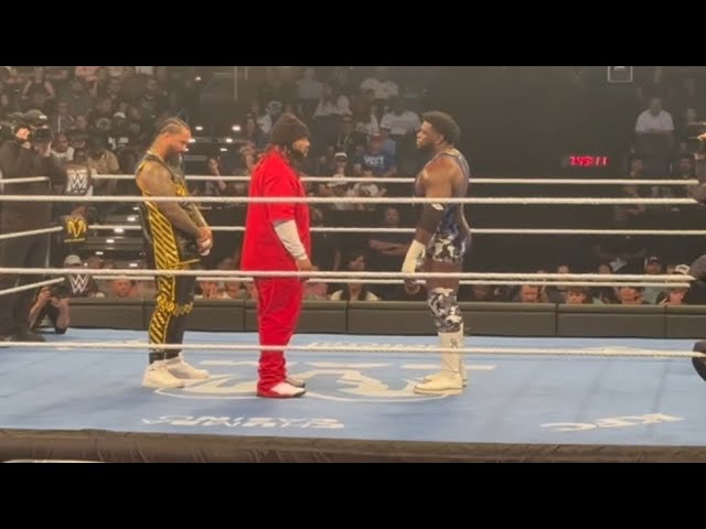 Jacob Fatu face to face with Royce Keys - Smackdown 7/10/2026 background