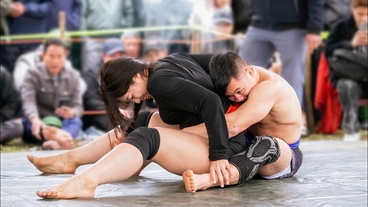 Kushti Dangal Challenge: Boy vs. Girl Wrestling Match ЁЯд╝тАНтЩВя╕П | Rocky Fun TV background