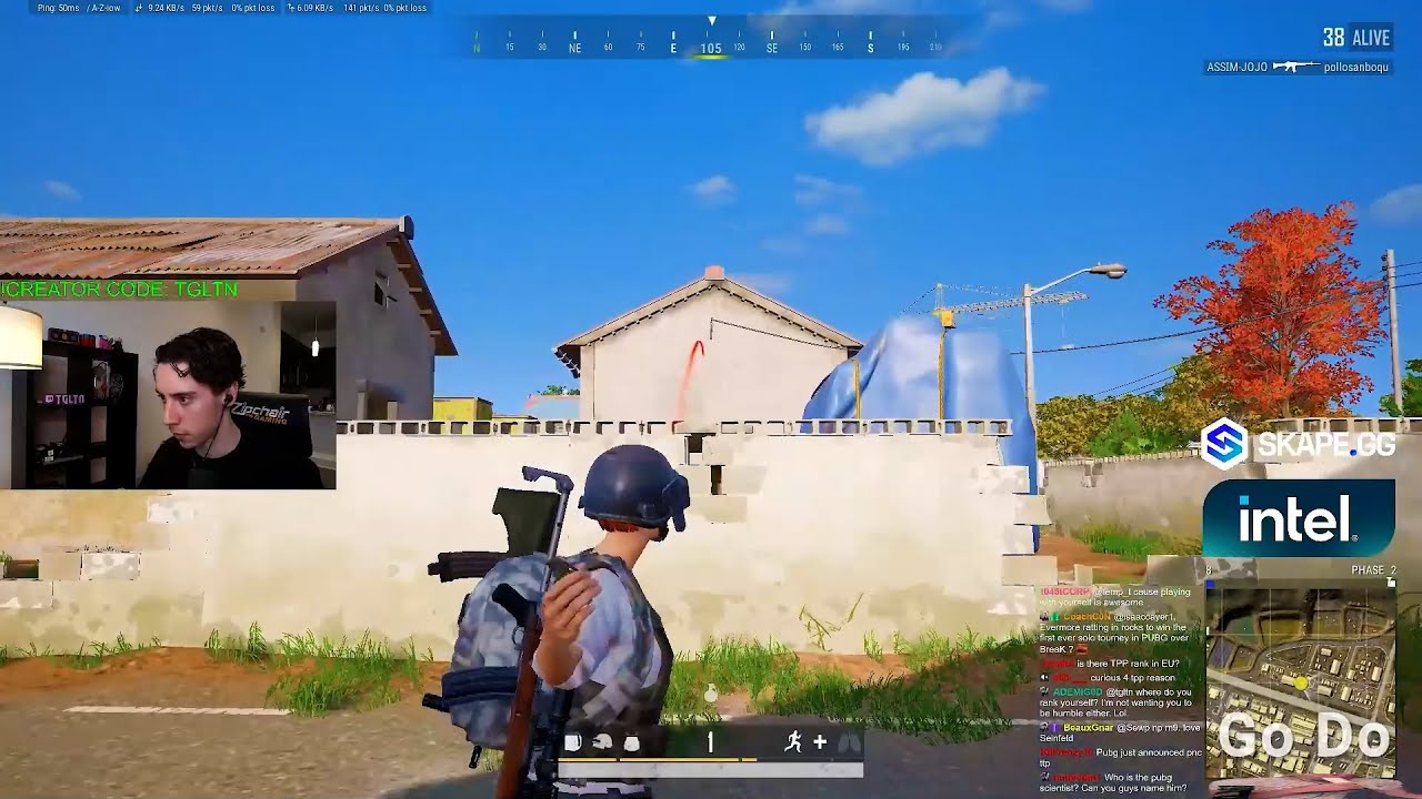 TGLTN PLAYS TPP | 3092 DAMAGE | 1-MAN-SQUAD (PUBG) backdrop