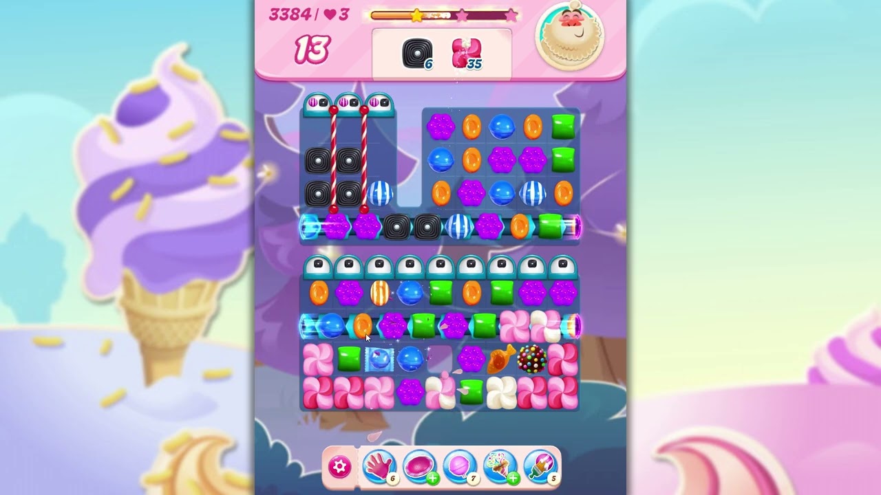Candy Crush Saga Level 3384 background