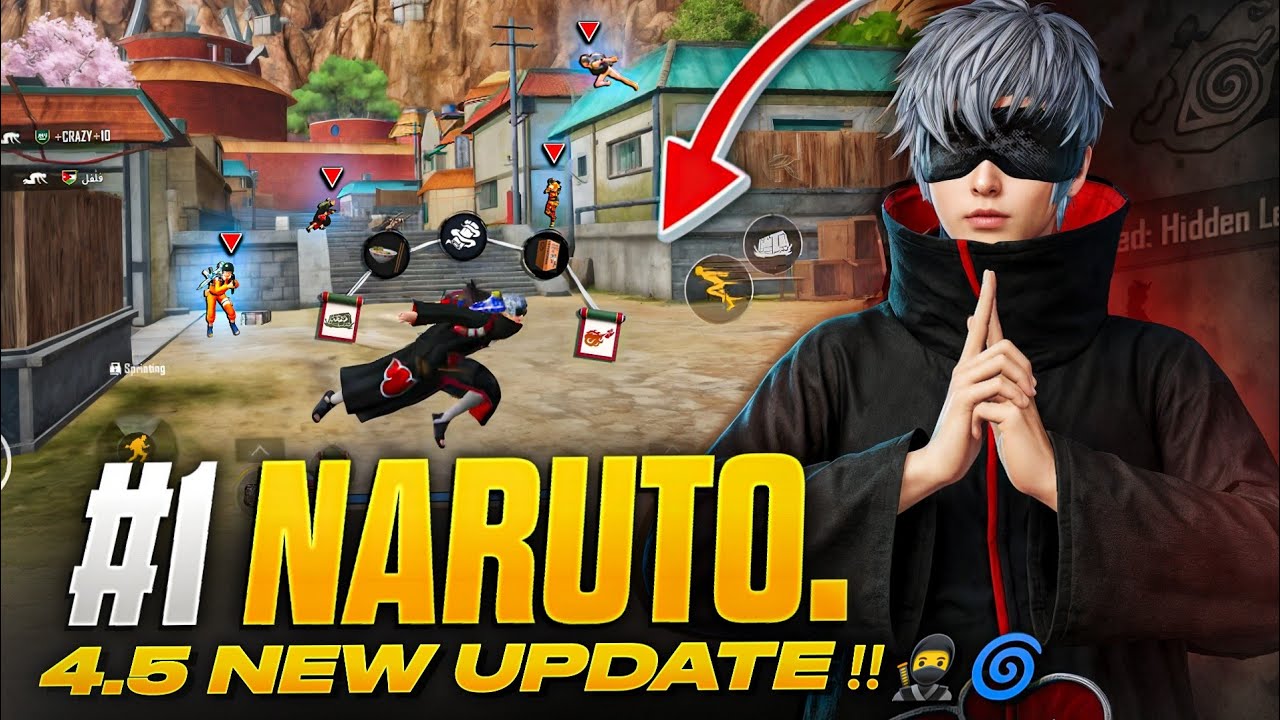 I Mastered The OG *NARUTO 4.5 Update in PUBG MOBILE! background