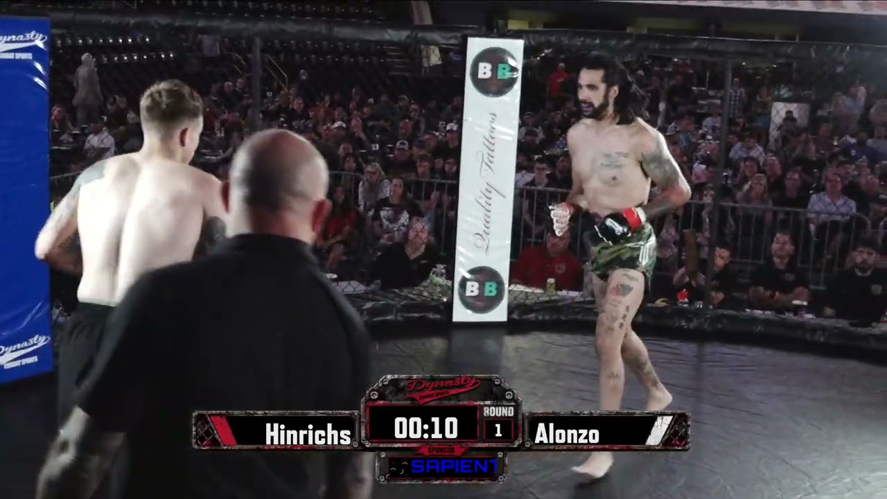 Jordan Hinrichs vs. Max Alonzo — Split Decision background