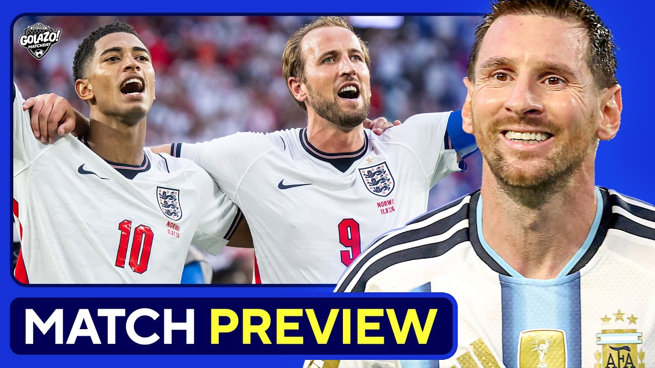 England vs. Argentina World Cup Semifinal PREVIEW | Harry Kane vs. Lionel Messi background