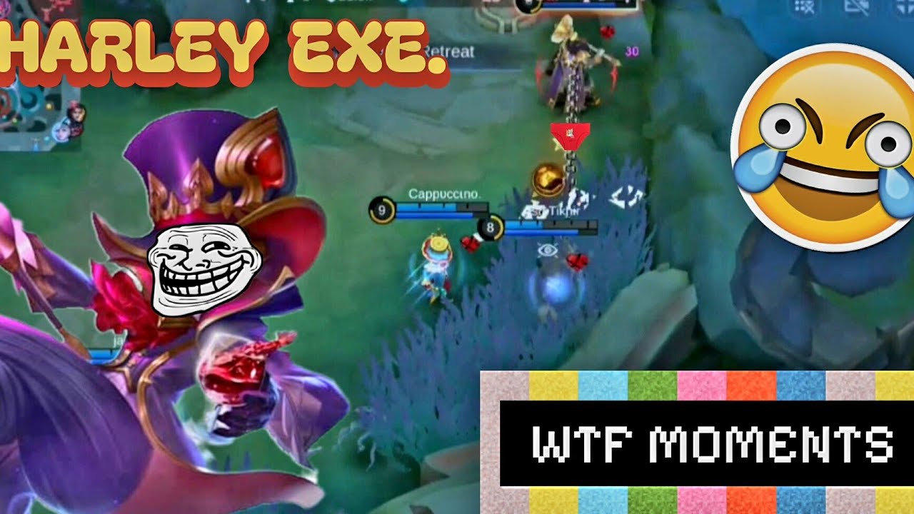 Harley exe. Compilation of some funny moments caught on Mobile Legends Bang Bang. 🤣😭 #mlbb background