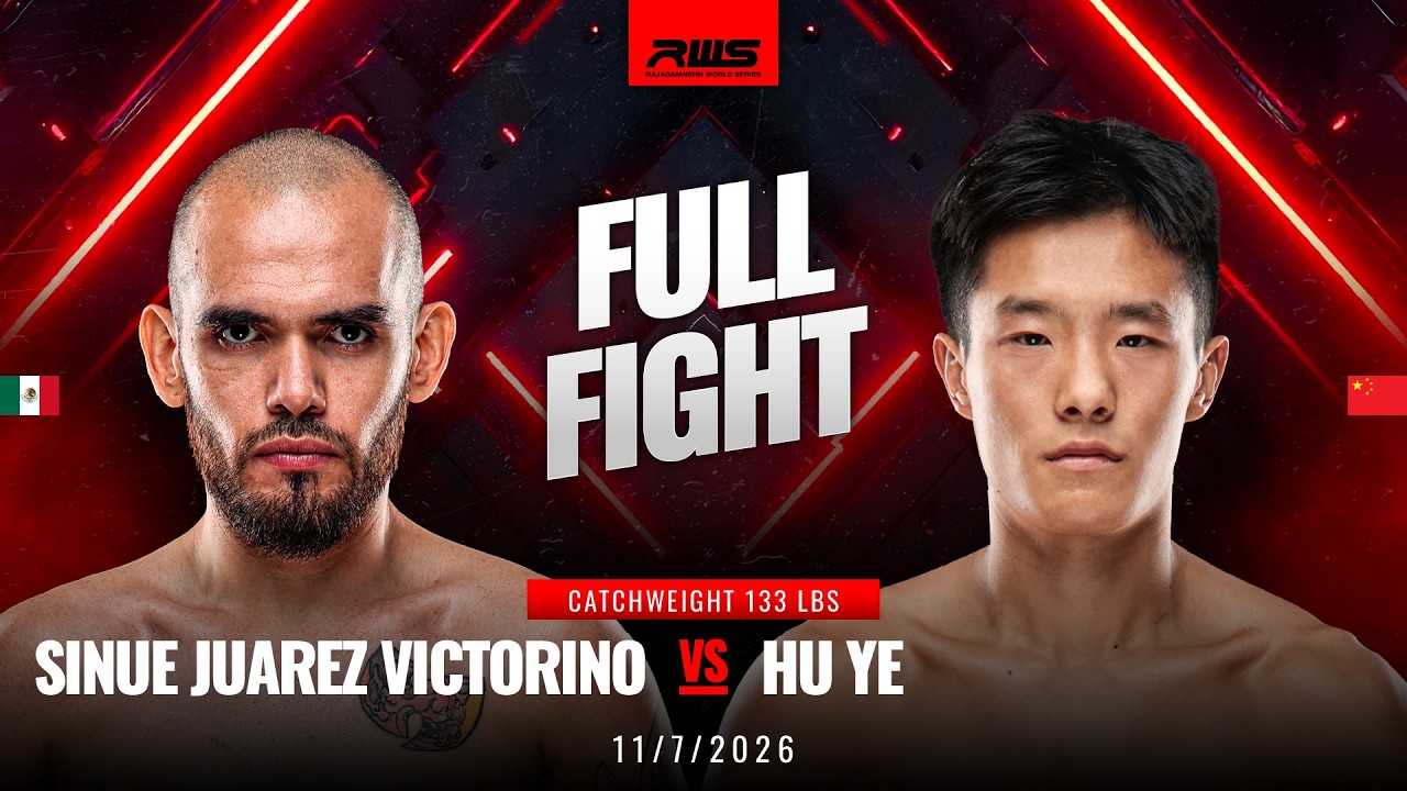 Full Fight l Sinue Juarez Victorino vs Hu Ye l ซีนวย ฮวาเลส วิคโตริโน่ vs หู เย่ l RWS background