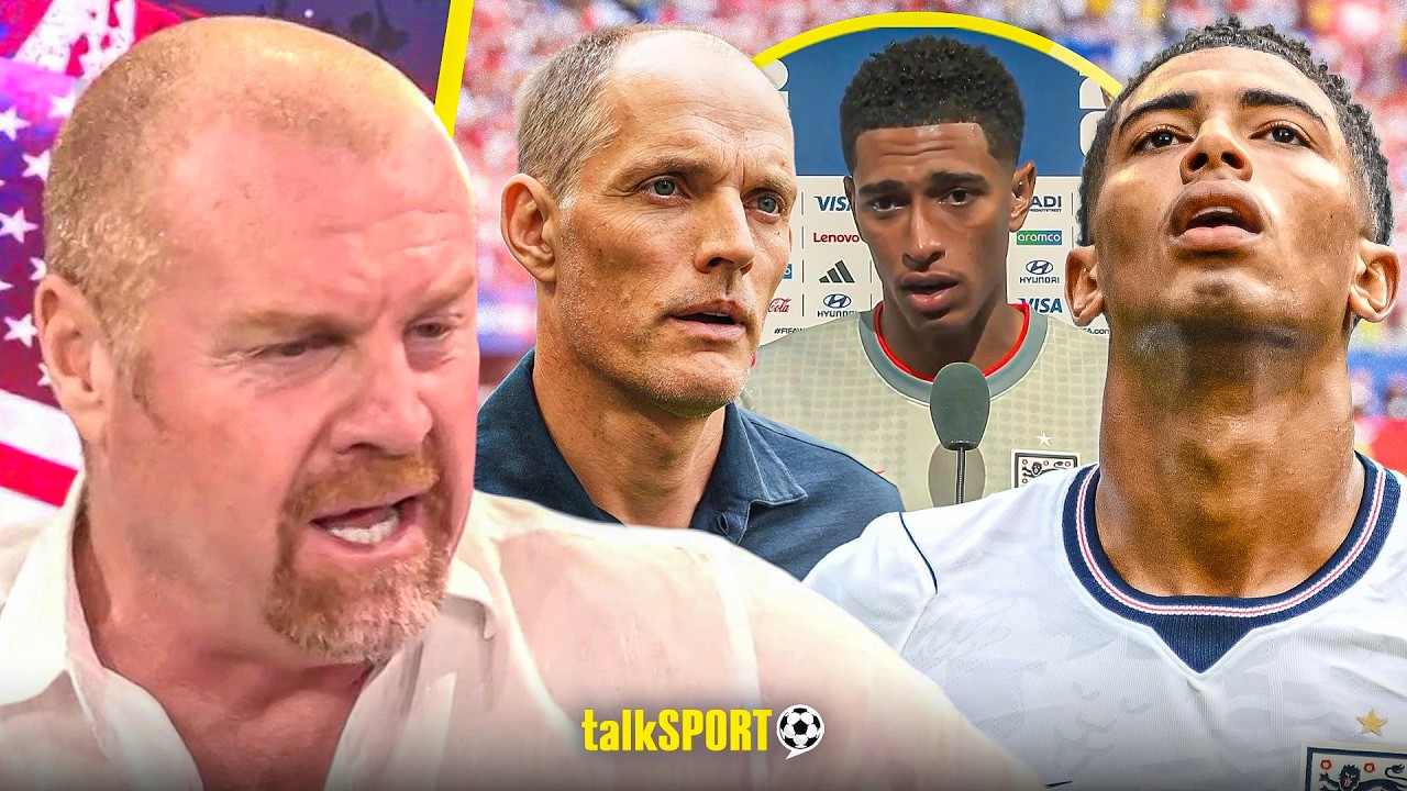 "NOT HELPFUL!" Sean Dyche REACTS to Jude Bellingham HITTING BACK at Thomas Tuchel's England remark! background