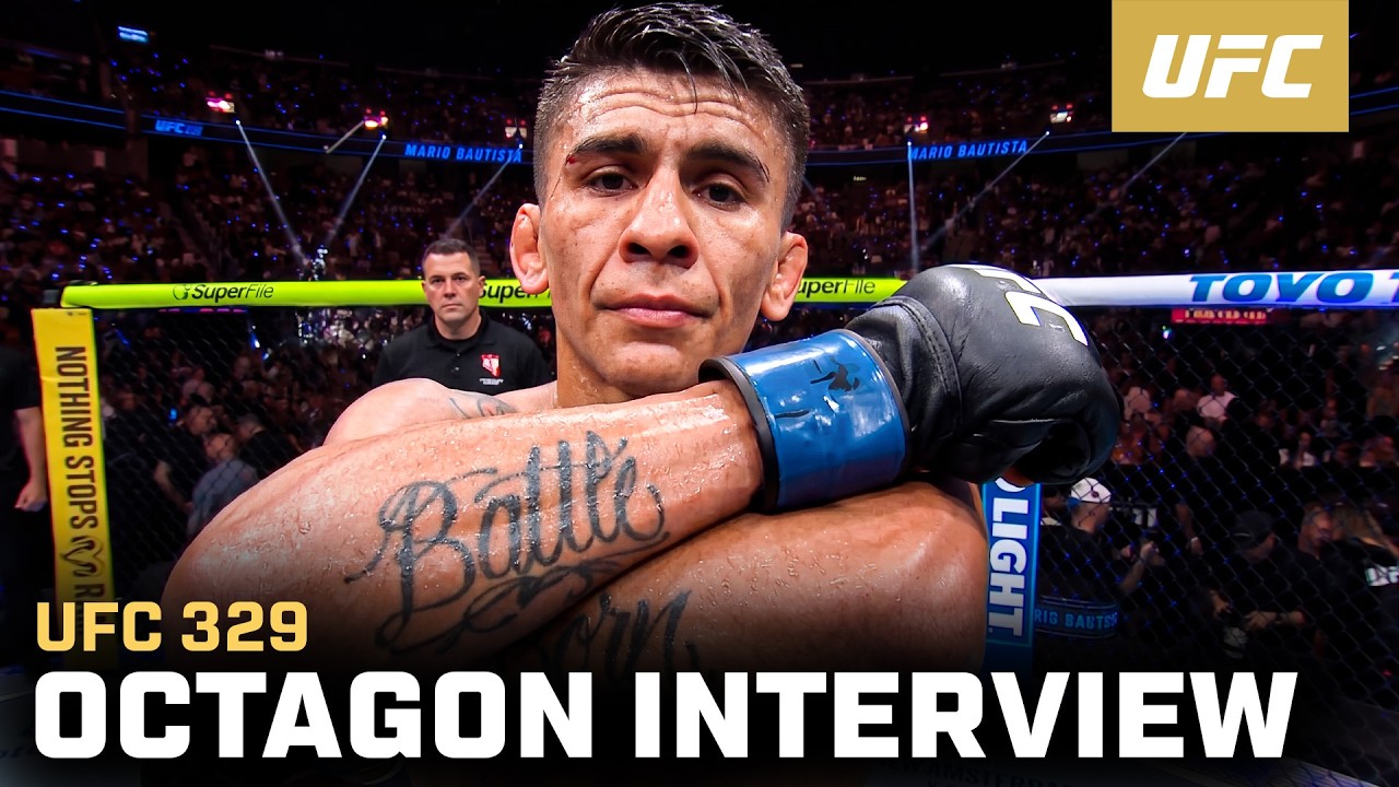 Mario Bautista Octagon Interview | UFC 329 background