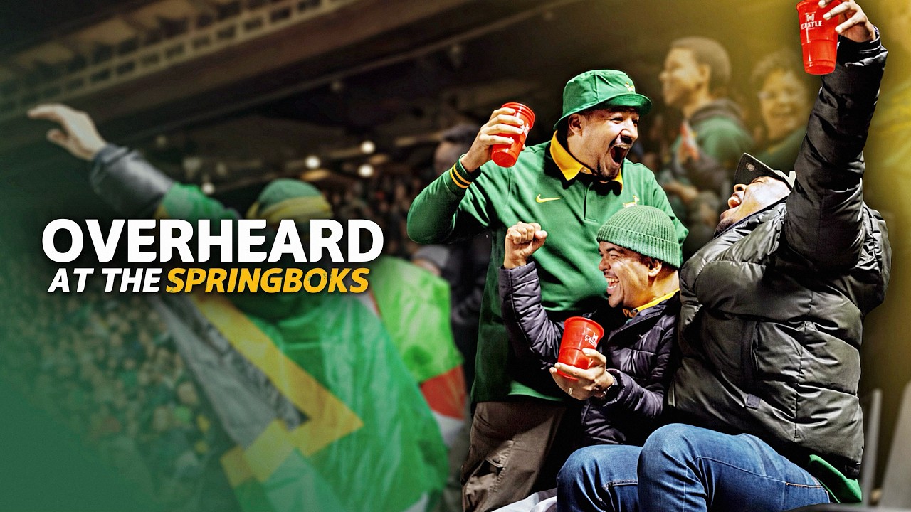 Overheard ๐ | Springboks vs England ๐ฟ๐ฆ | South Africans Are Hilarious ๐ background