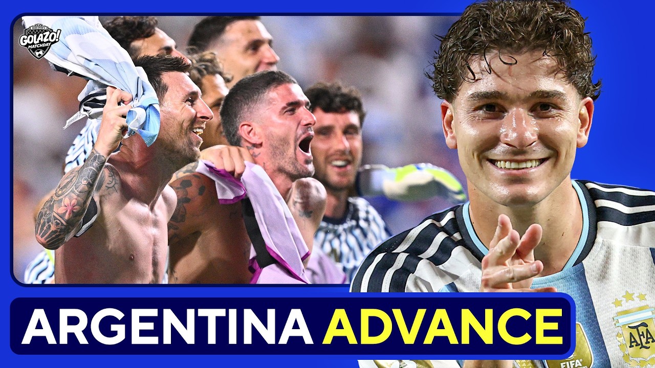Argentina's LATE WINNER sets up World Cup Semifinal vs. England background