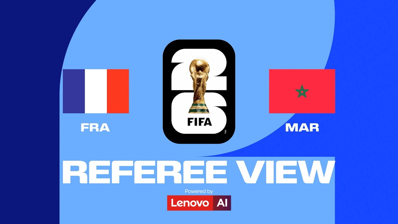 Mbappé Leads France Past Morocco | Ref’s POV | Powered by Lenovo background