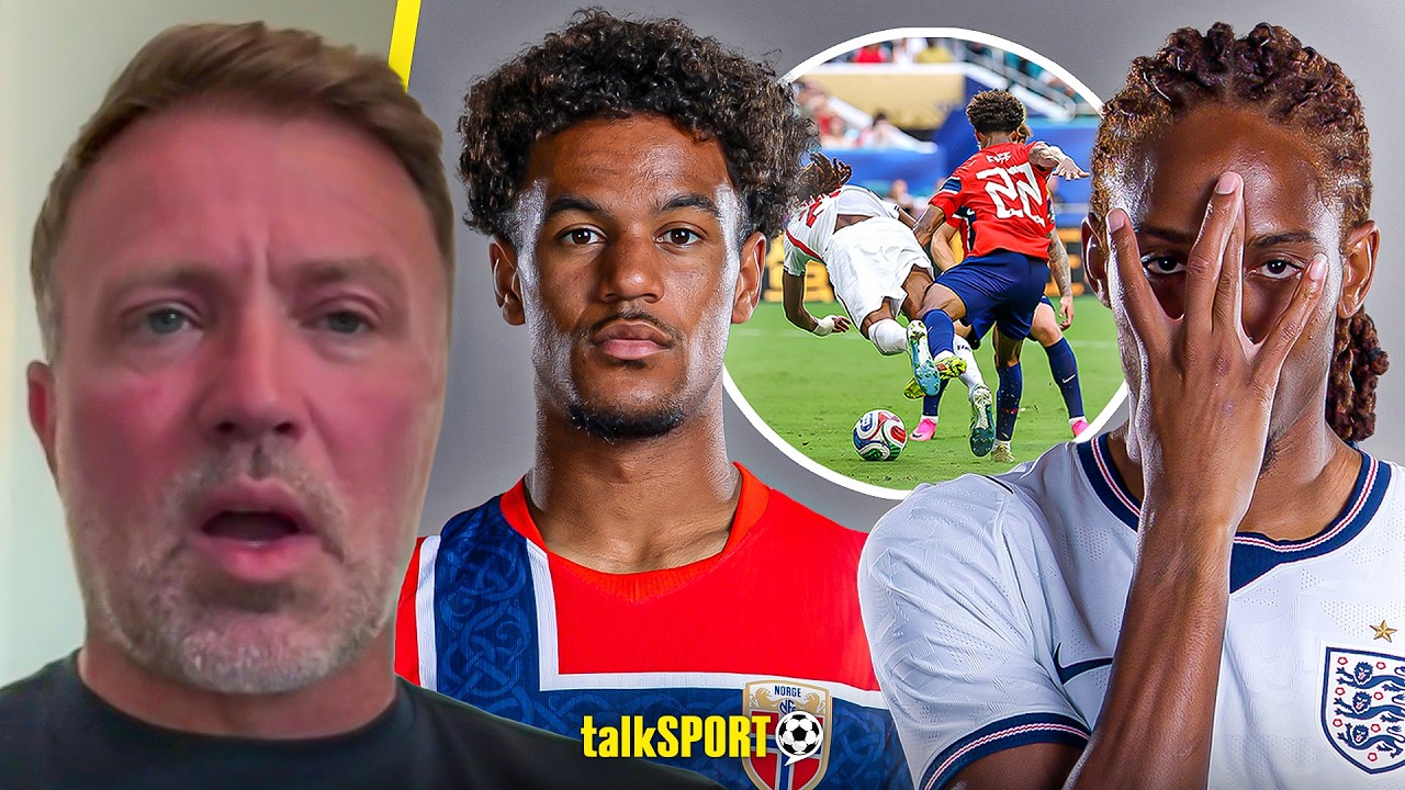 "BIZARRE!" talkSPORT DEBATE Djed Spence's Overturned Penalty Against Norway! background