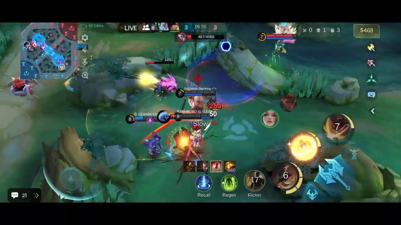 DYRROTH 2000 MATCHES PUSH LIVE‼️🤓 - Mobile Legends : Bang Bang | San Moba Gaming background