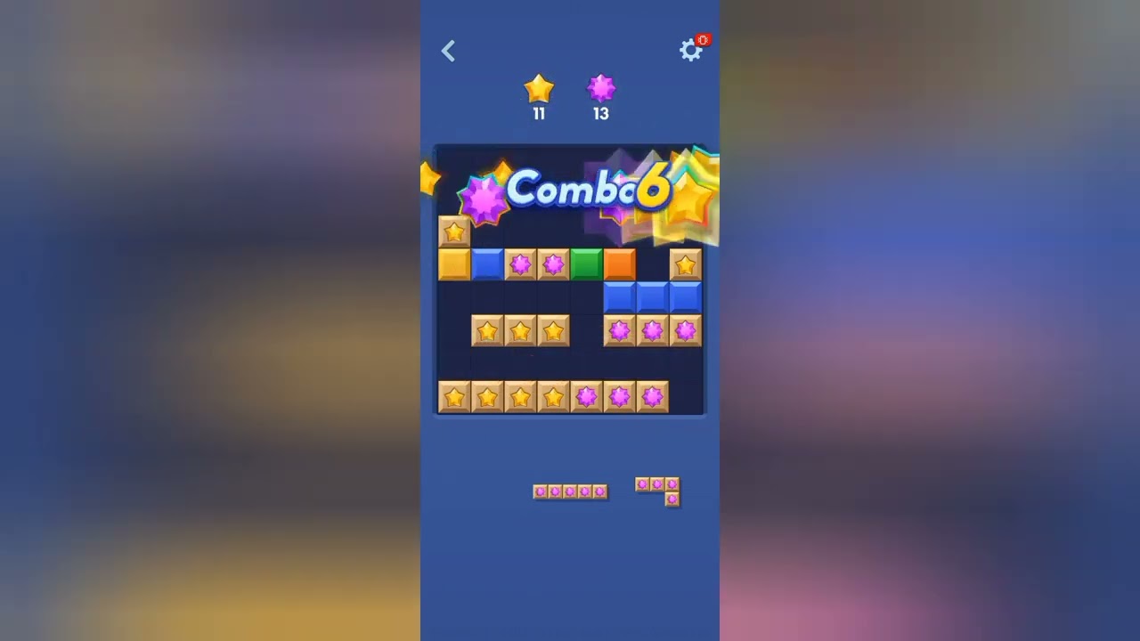 Block Blast Puzzle Gameplay 1 days background