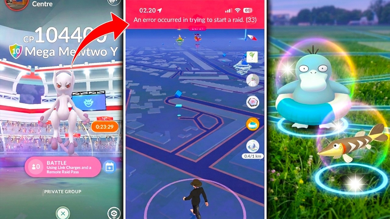 HOW TO FIX THIS REMOTE RAID ERROR IN POKEMON GO! New Water Festival Teaser / Arrokuda Release background