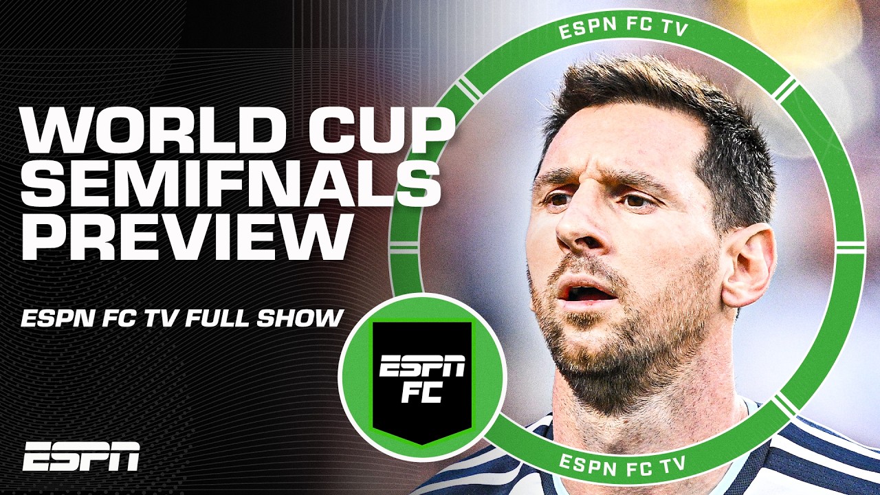 The 2026 World Cup Semifinals are set 🔥 France vs. Spain and England vs. Argentina | ESPN FC background