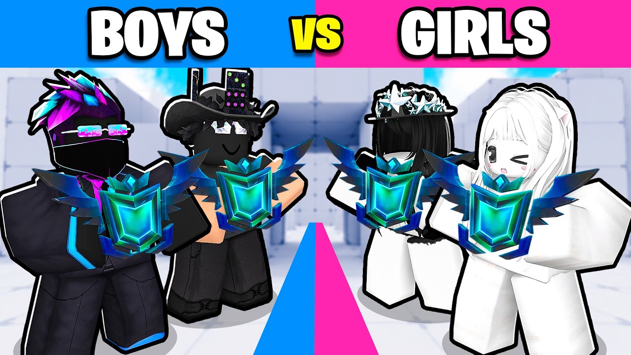 BOY PROS vs GIRL PROS in Roblox Rivals! background