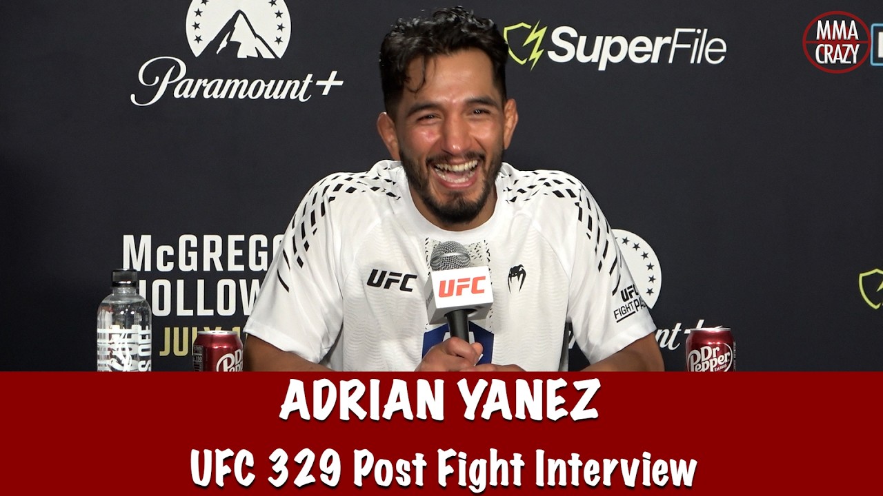 Adrian Yanez on TKO win over Cody Garbrandt “The division should be scared” | UFC 329 backdrop
