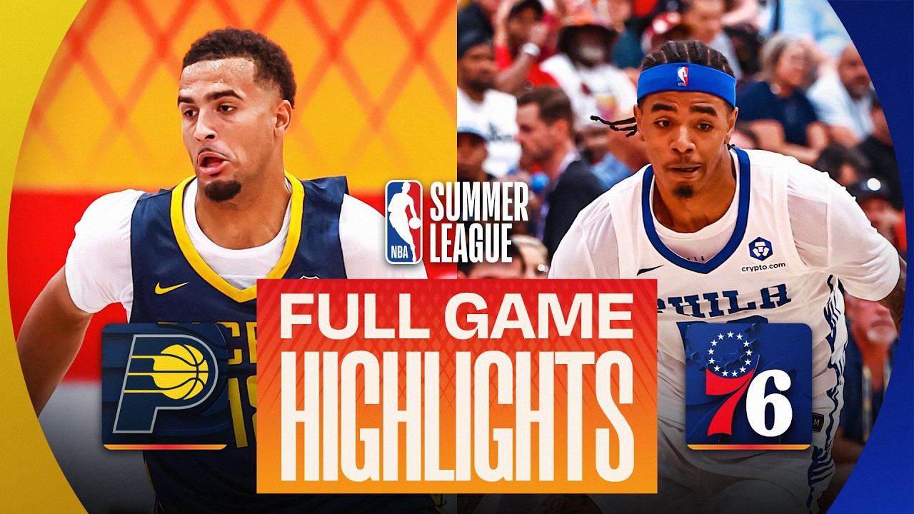 PACERS vs 76ERS | LAS VEGAS SUMMER LEAGUE | FULL GAME HIGHLIGHTS | July 11, 2026 background