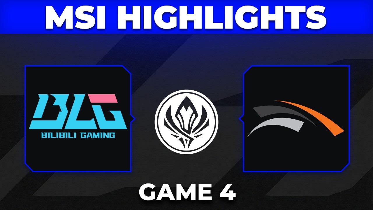 BLG vs HLE Game 4 Highlights | MSI 2026 Grand Final | Bilibili Gaming vs Hanwha Life background