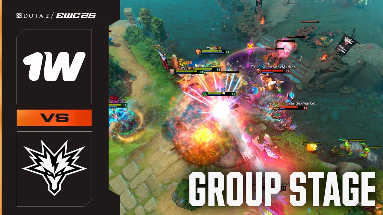 1W vs. YANDEX | Dota 2 at EWC 26 - Group Stage - HIGHLIGHTS background