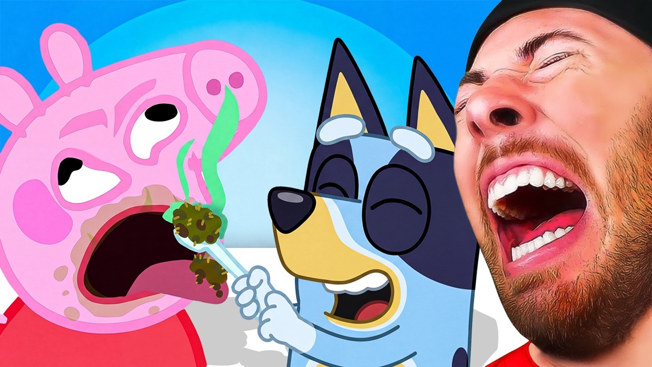 FUNNIEST BLUEY VS PEPPA PIG ANIMATIONS.. (YOU WILL LAUGH) background