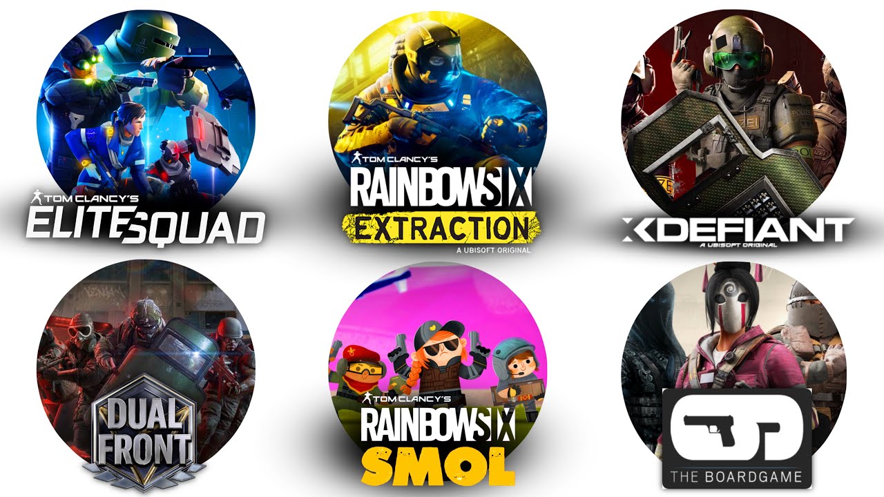 EVERY Failed R6 Siege Spin off background