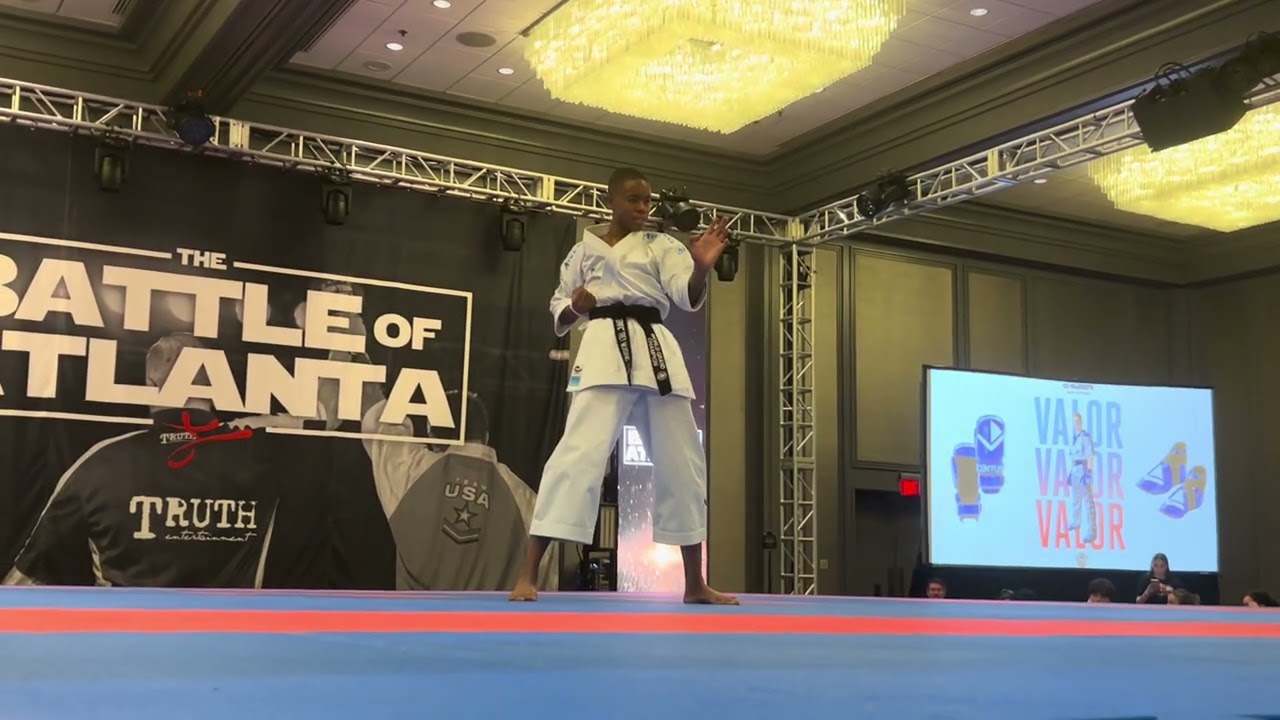 Trey McAdams 14-17 Boys Traditional Forms Grand Championship - Battle of Atlanta 2026 background