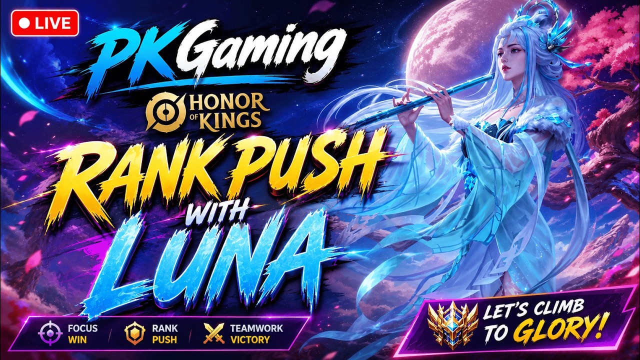 Weekend stream|Rank Push with Luna ๐๐ฅฐ#HOK #honorofkings #hoklive background