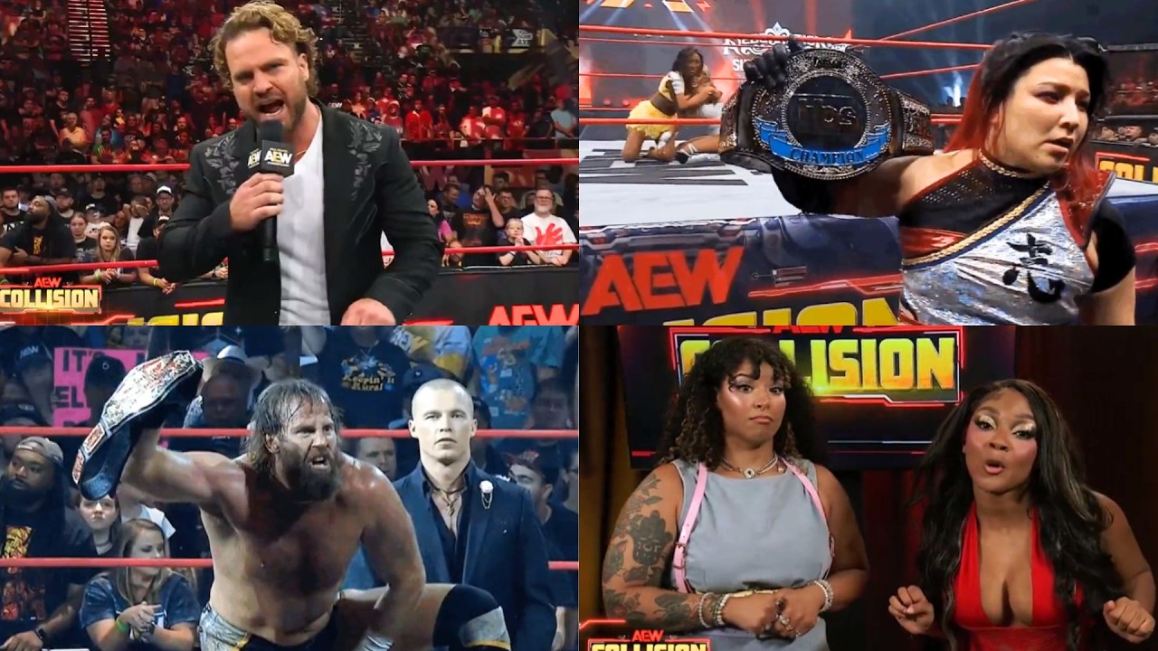 AEW Collision 07/11/26 Results- Mark Davis Retains, Hangman Page Returns, Hikaru Shida Dominates 🔥 background