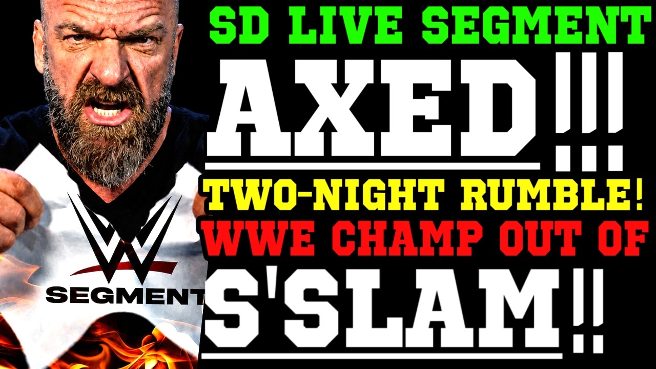 WWE News! WWE Champion Ruled Out of SummerSlam WWE Axed a SmackDown Segment! Two Night Royal Rumble background