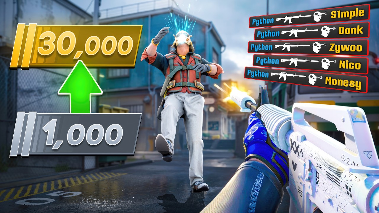 Solo Qing to 30k Premier Rating in CS2... (Season 4) background