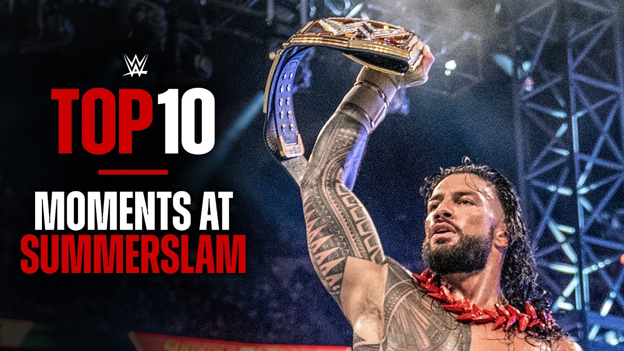 Roman Reigns' greatest SummerSlam moments: WWE Top 10, July 12, 2026 background