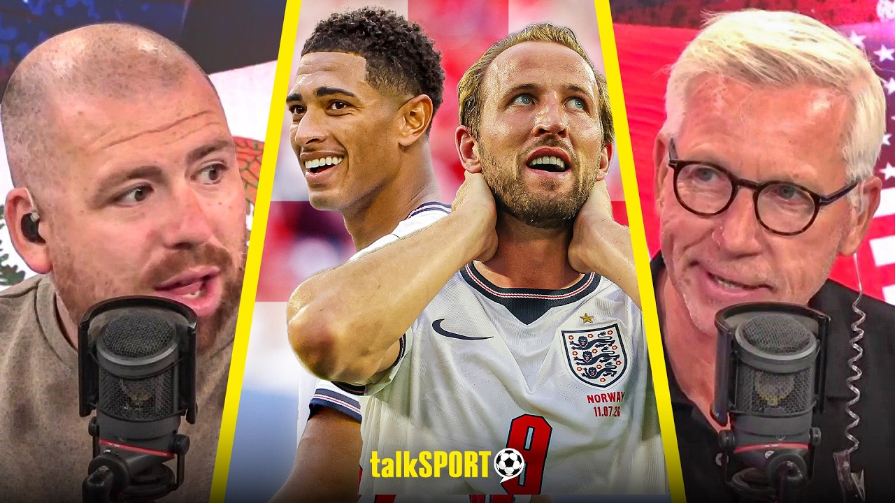 "ONE-DIMENSIONAL!" Alan Pardew claims England are TOO RELIANT on Jude Bellingham & Harry Kane! background